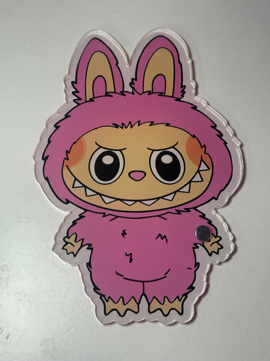 Pink labubu tile